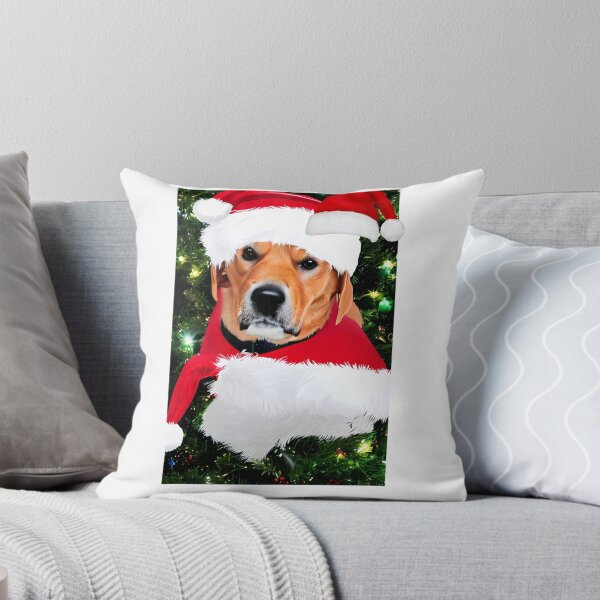 Aperçu de l'œuvre  Santa C Dog  T-shirt classique créée et vendue par SociableAnimals.