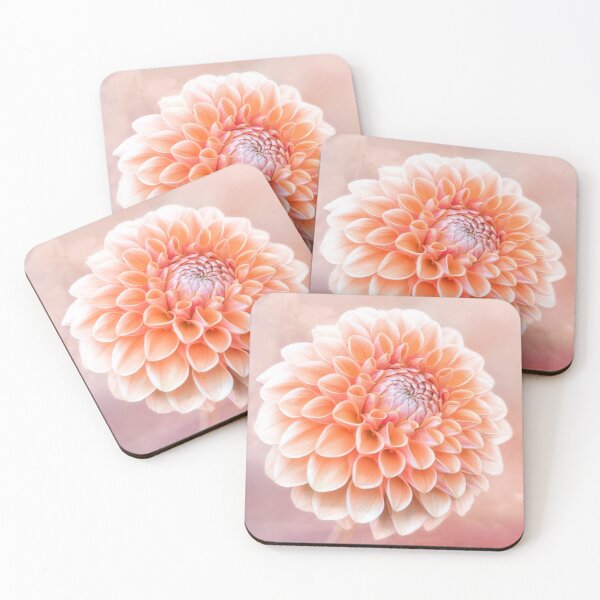 Item preview, Glorious Salmon Dahlia designed and sold by Photo Art By Anita.