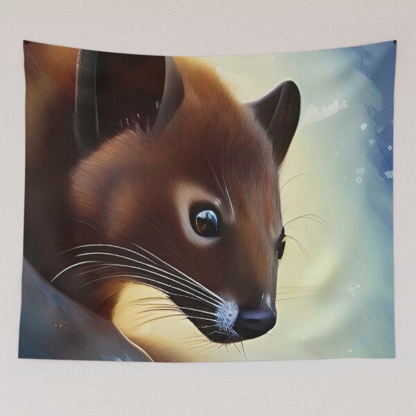 Item preview, Pine Marten designed and sold by Aww_To_Z Animals.