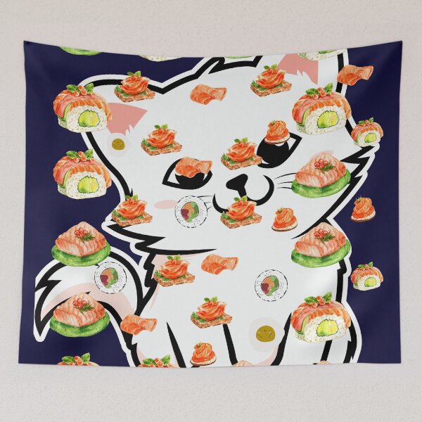 Item preview, The Cat King Of Sushi  Pattern designed and sold by Javedempire.