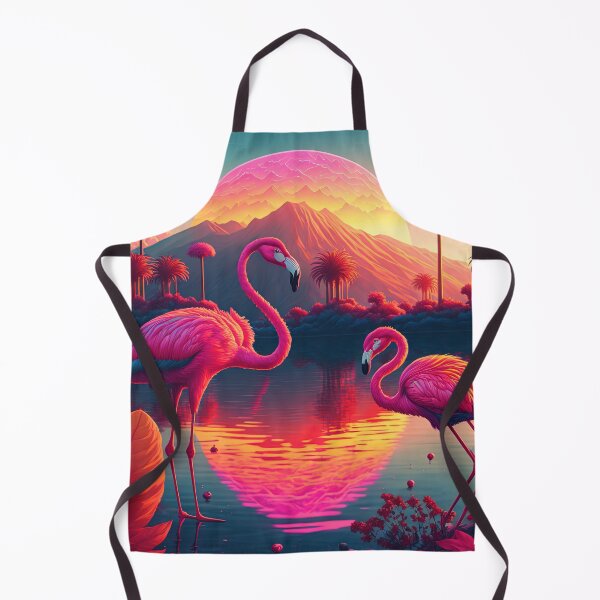 Item preview, Retro Flamingos In The Sun designed and sold by cardinalhill.