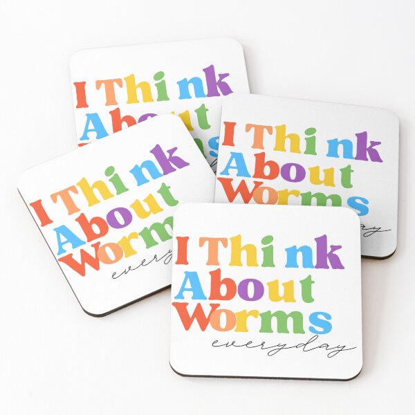 Item preview, I Think About Worms Every Day designed and sold by FTBD  ⭐​⭐​⭐​⭐​⭐​.