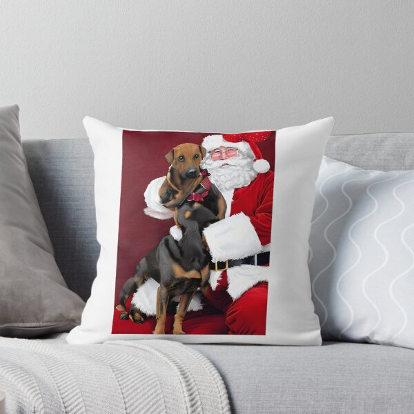 Aperçu de l'œuvre   Santa C Dog  T-shirt classique créée et vendue par SociableAnimals.