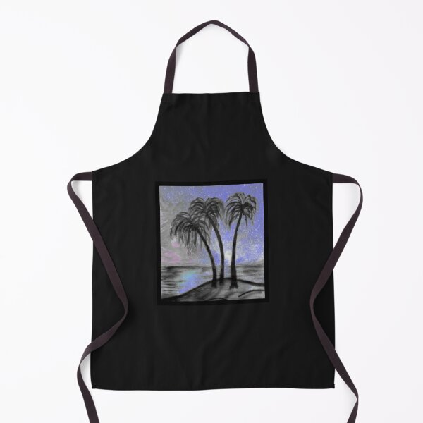 Item preview, Moonlit Palm Trees designed and sold by cwilvang.