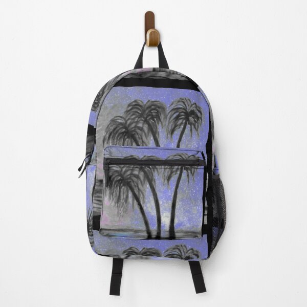 Item preview, Moonlit Palm Trees designed and sold by cwilvang.