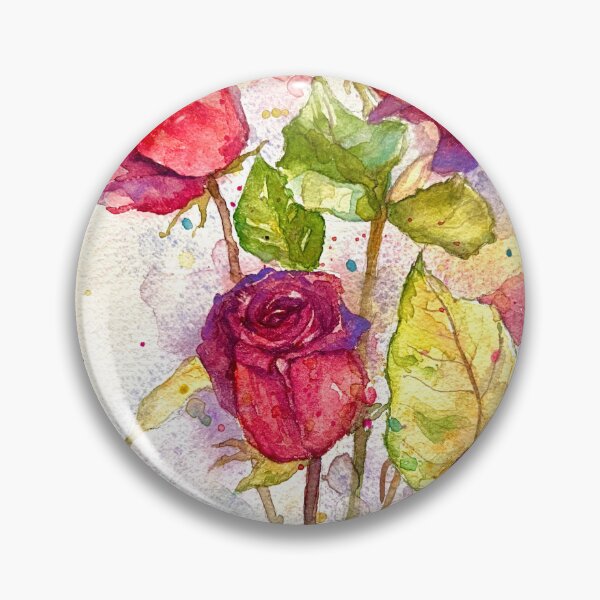 Item preview, Rose water color designed and sold by TingDesign.