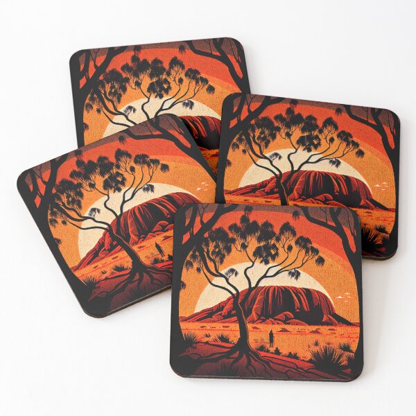Item preview, Uluru - Land Is Life designed and sold by David Apricot.