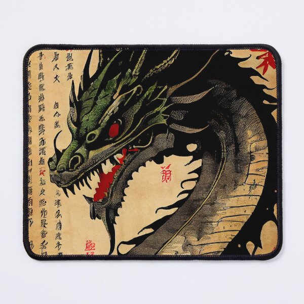Item preview, Japanese print of a dragon designed and sold by Patrick Edwards.