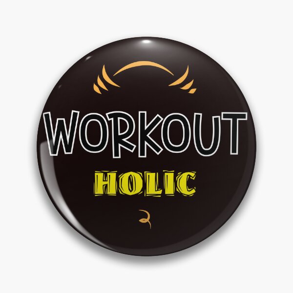 Item preview, Workout Holic Gym Fitness Sign designed and sold by karyalangit.
