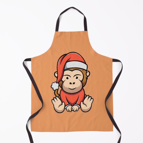 Item preview, Cute Christmas Monkey designed and sold by cubbone.