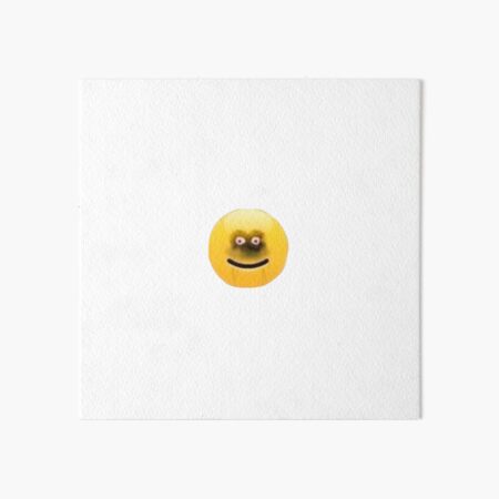 Shush Cursed Emoji | Art Board Print