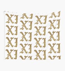 xi gold font Wall Tapestry