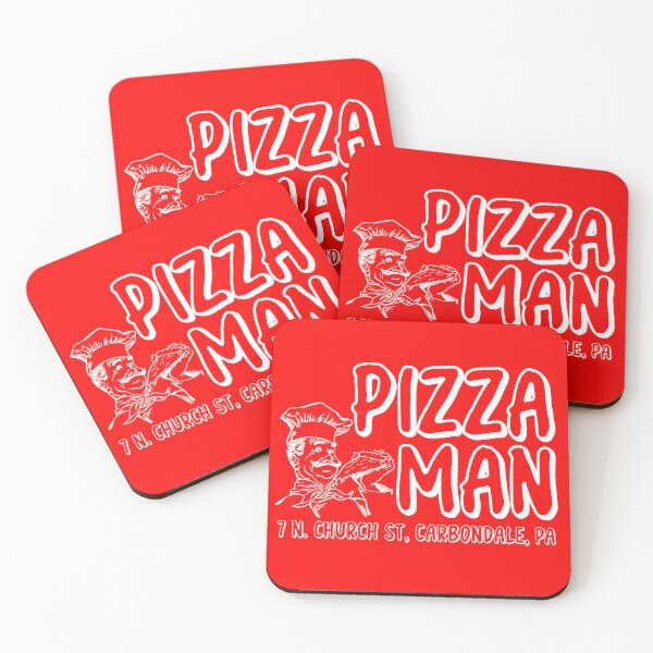 Item preview, Pizza Man, Carbondale, PA designed and sold by TeeArcade84.