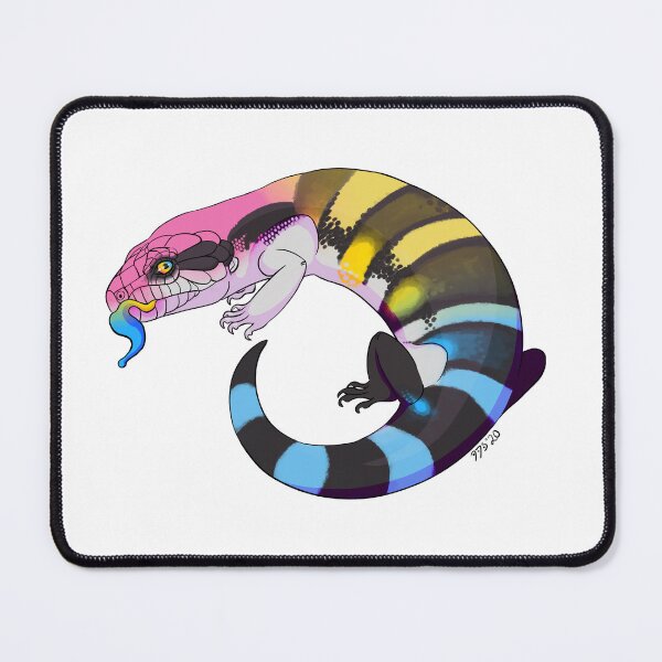 Item preview, Pansexual Tongue Skink designed and sold by DraakArt.