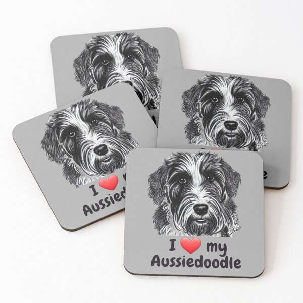 Item preview, I Love my Aussiedoodle designed and sold by LokoLoki.