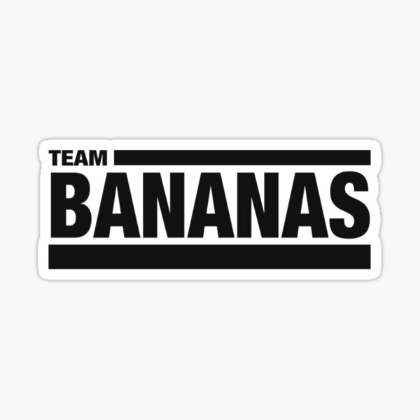 Item preview, Team Bananas (Black) designed and sold by OhMyGamess.