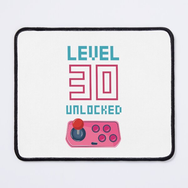 Item preview, Level 30 Unlocked Birthday Statement Funny Quotes designed and sold by Osh Sales.