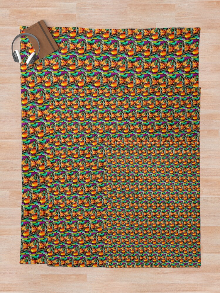 Aperçu 5 sur 6. Plaid avec l'œuvre BlueOctopus Mermaid Anime 2 créée et vendue par BlueOctopus1878.