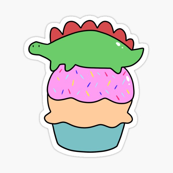 Item preview, Cupcake Stegosaurus designed and sold by SaradaBoru.