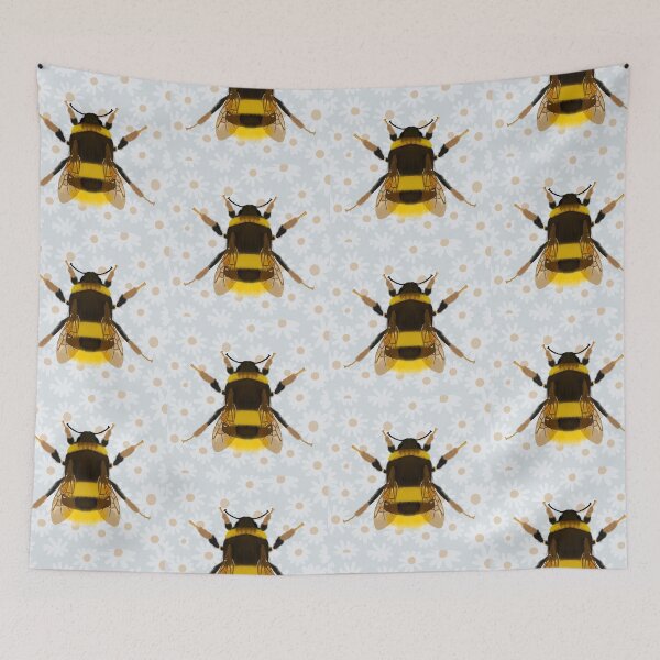 Item preview, Bumblebee and daisy designed and sold by RoddandCone.
