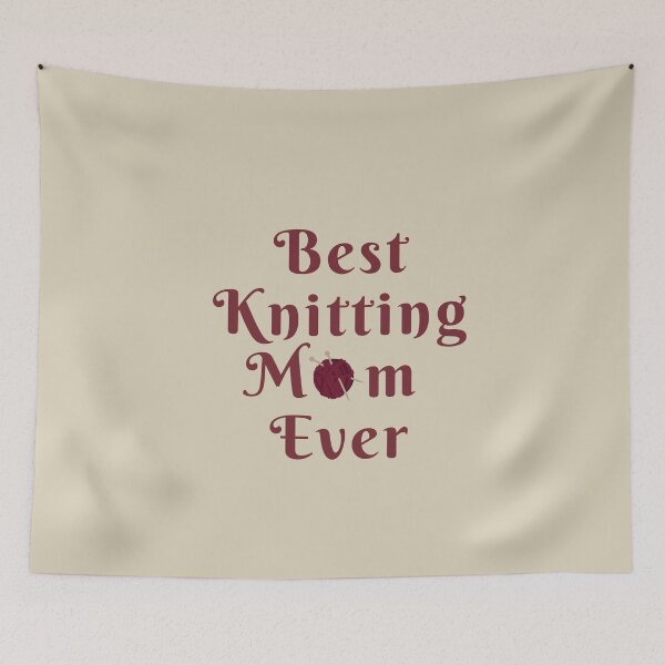 Item preview, Best knitting mom ever designed and sold by We Grow.