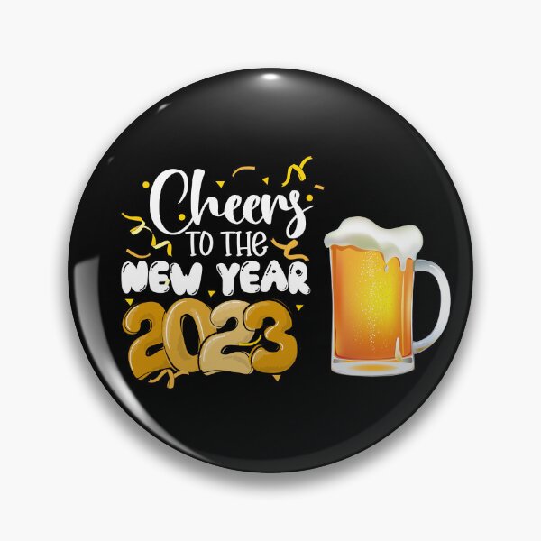 Item preview, Happy New Year with Beer Mug designed and sold by R&BApparel.