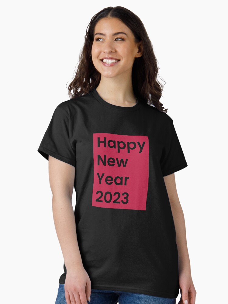 Thumbnail 2 of 7, Classic T-Shirt, NYE2023 Viva Magenta Happy New Year Eve Party Outfit for Celebrations designed and sold by swaters86.