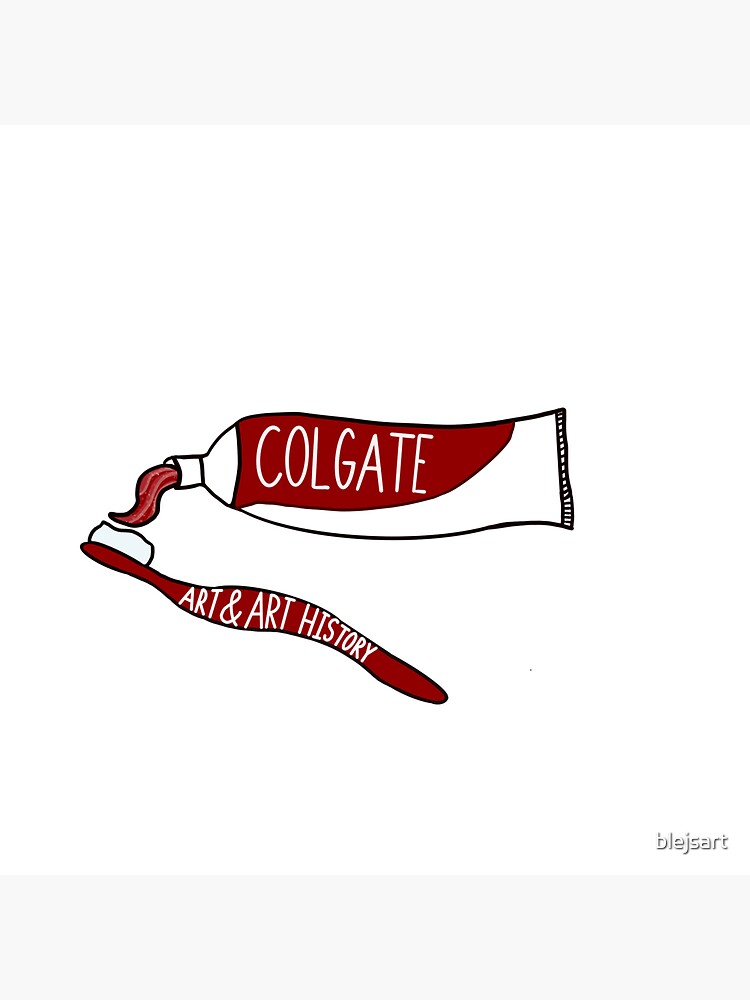 "Colgate Art & Art History Department " Sticker for Sale by blejsart