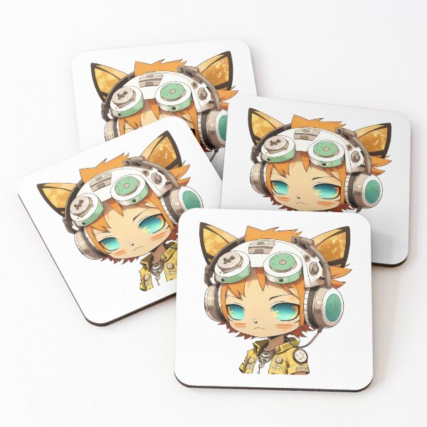 Item preview, Headphone Cats | Kawaii Headphone Cats | Anime Cats | Kawaii Cats | Chibi Cats | Headphone Cats 001 designed and sold by Catcosm.