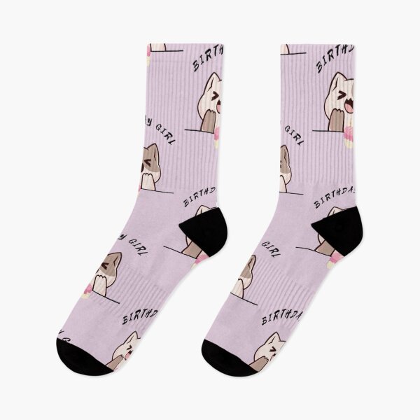 Item preview, Kawaii Birthday Girl Cat designed and sold by LMoonDesigns.