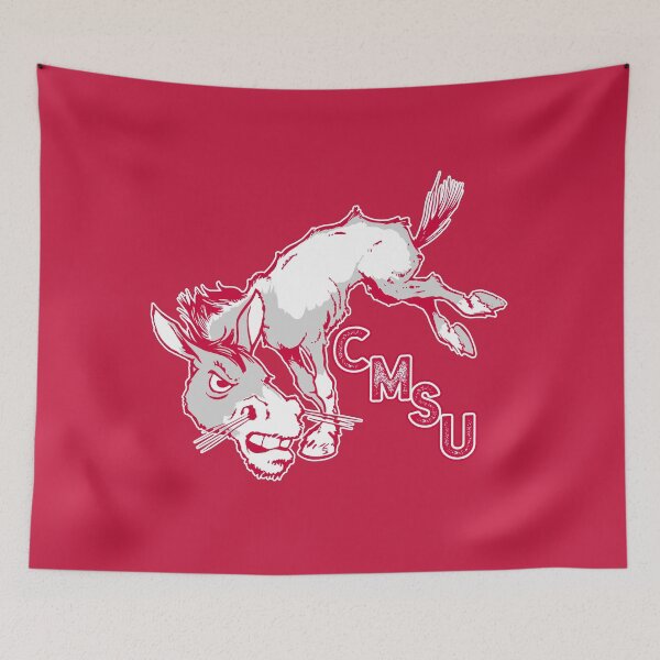 Item preview, CMSU T-ShirtVintage CMSU Mules - Jennies mascot - Warrensburg Sticker designed and sold by Osprey Tees.