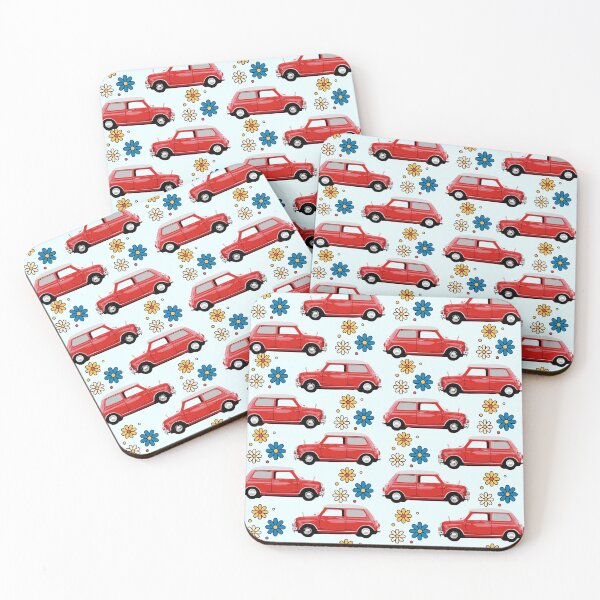 Item preview, Retro Red Car designed and sold by Violet Grant.