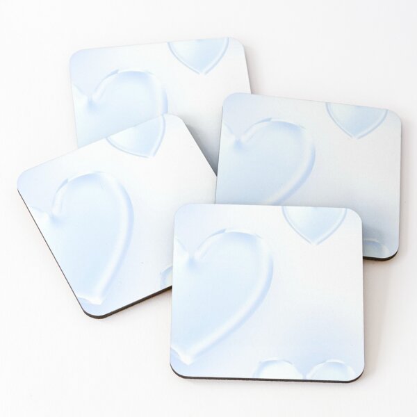 Item preview, light blue hearts designed and sold by ladybirddesigns.
