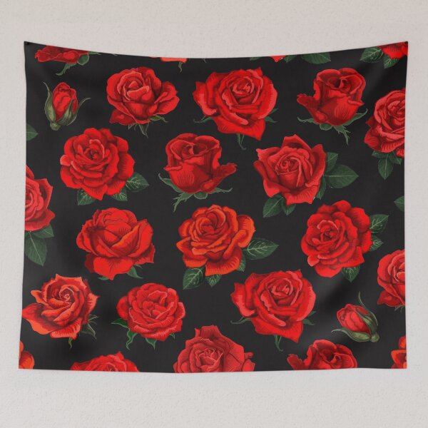 Item preview, red roses pattern designed and sold by Sharon111.