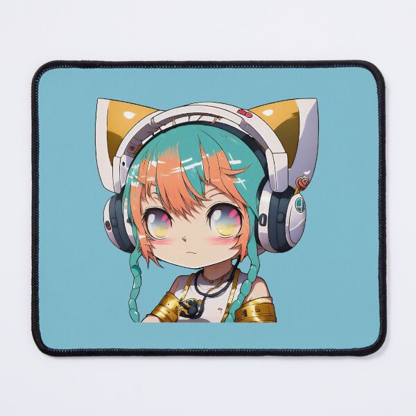 Item preview, Headphone Cats | Kawaii Headphone Cats | Anime Cats | Kawaii Cats | Chibi Cats | Headphone Cats 003 designed and sold by Catcosm.