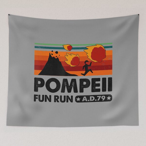 Item preview, Pompeii Fun Run 79 AD Retro Vintage designed and sold by Strict4719.
