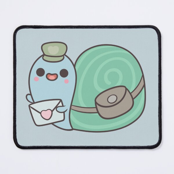 Item preview, Kawaii Snail Mail with Letter, Messenger Bag and little Hat designed and sold by FreyaDraws.