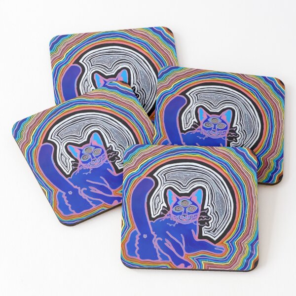 Item preview, Hypnotic Cat designed and sold by artbycassia.