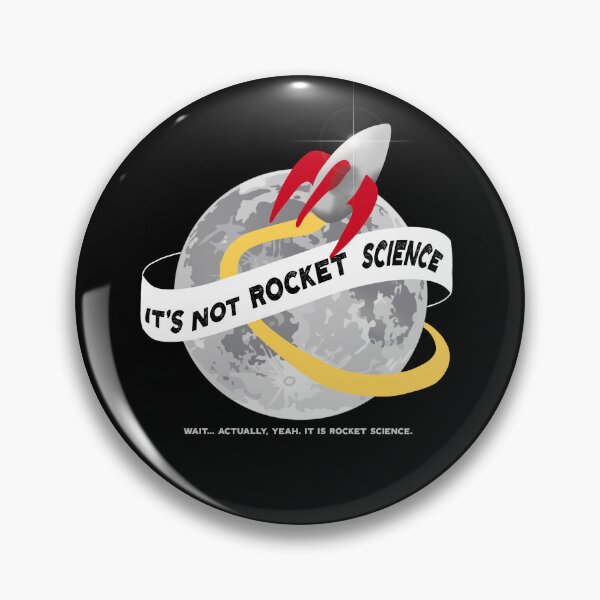 Item preview, It's Not Rocket Science designed and sold by spookyhobbit.