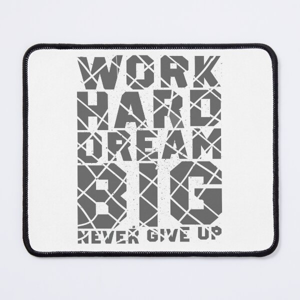 Item preview, work hard dream big funny colored motivation quote designed and sold by hamzablk.
