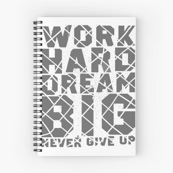 Item preview, work hard dream big funny colored motivation quote designed and sold by hamzablk.