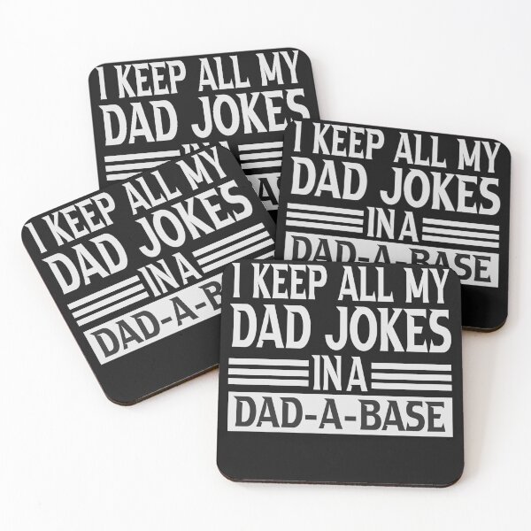 Item preview, i keep all my dad jokes in a dad-a-base with colors- vintage funny design designed and sold by hamzablk.