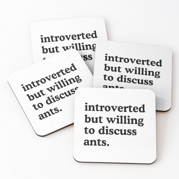 Item preview, Introverted But Willing To Discuss Ants Ant Lover Humor designed and sold by allysmar.