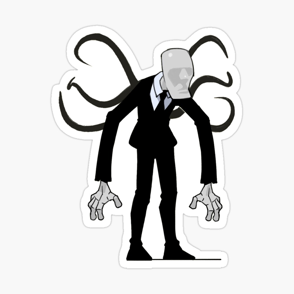 Slenderman Art Board Print by Vanum-Chan