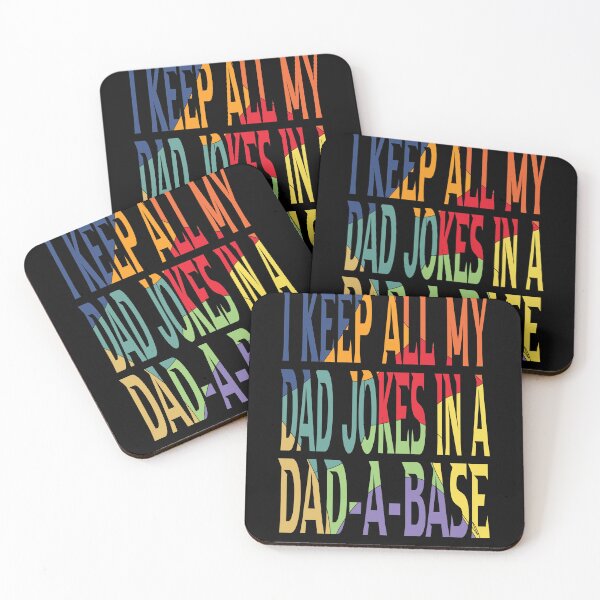 Item preview, i keep all my dad jokes in a dad-a-base with colors- vintage funny design designed and sold by hamzablk.