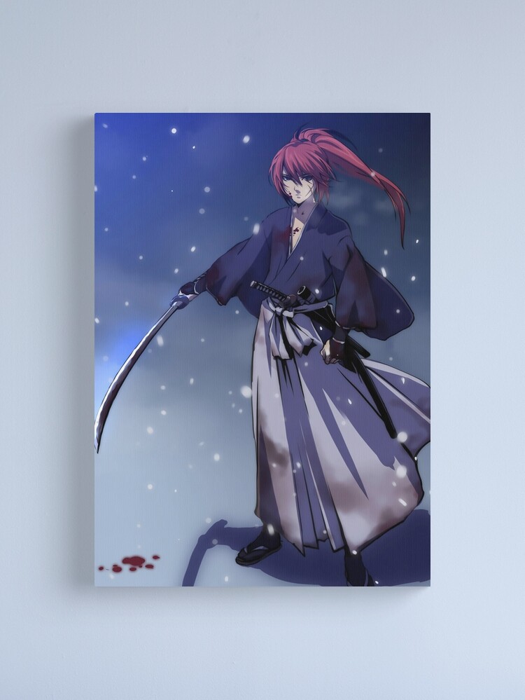 Himura Kenshin Rurouni Kenshin Anime Waifu Poster for Sale by tamikabee