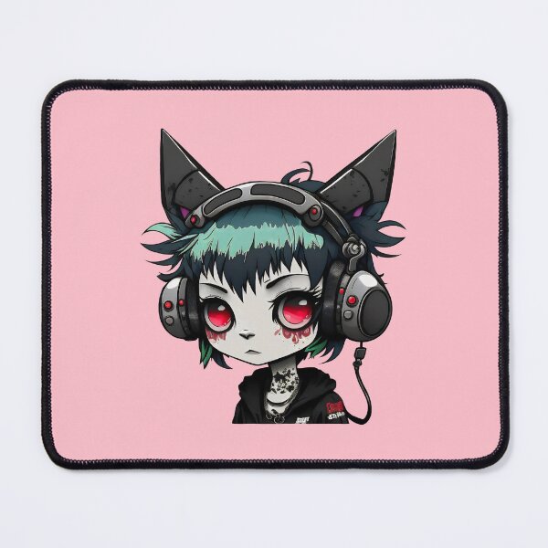 Item preview, Headphone Cats | Kawaii Headphone Cats | Anime Cats | Kawaii Cats | Chibi Cats | Headphone Cats 010 designed and sold by Catcosm.