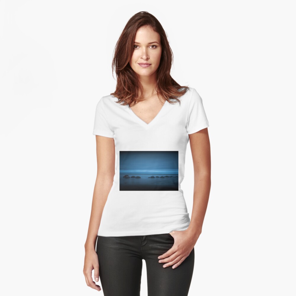 Item preview, Fitted V-Neck T-Shirt designed and sold by rshankar8080.
