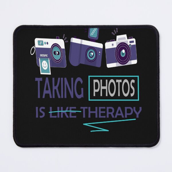 Item preview, taking photos is like therapy, photos lovers designed and sold by hamzablk.