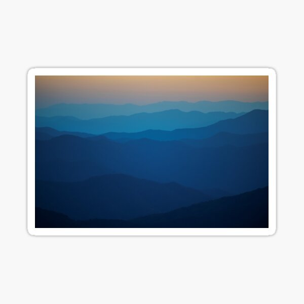 Blue Waves Sticker